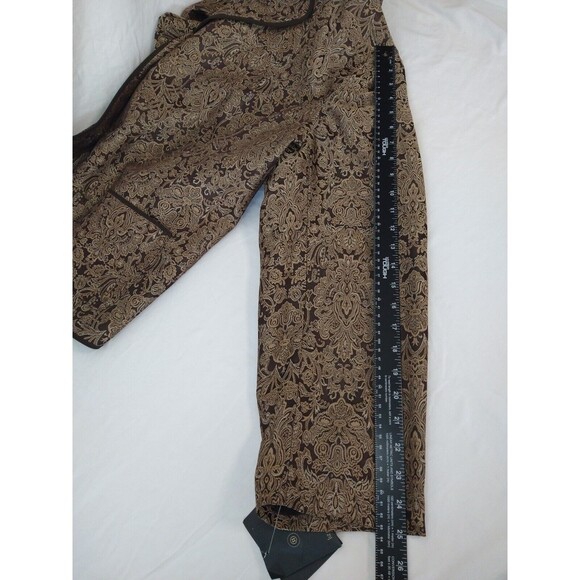 NWT Liz Claiborne Jacquard Blazer Jacket Overcoat Sz 22 Paisley Classic Whimsy - Picture 4 of 15
